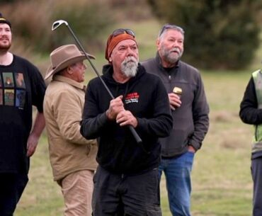 Cape Barren Island's Marra Wunna golf course, where shoes are optional