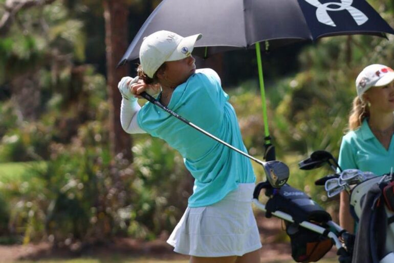 Erik Compton daughter Petra is a rising junior golfer in South Florida