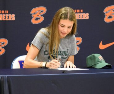 Kai Trump signs with University of Miami golf during school ceremony