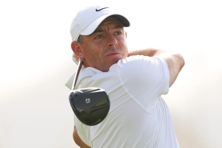 Rory McIlroy Tommy Fleetwood TaylorMade Qi4D drivers in Abu Dhabi