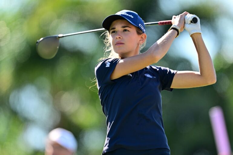 Kai Trump misses cut in LPGA debut after last-place finish