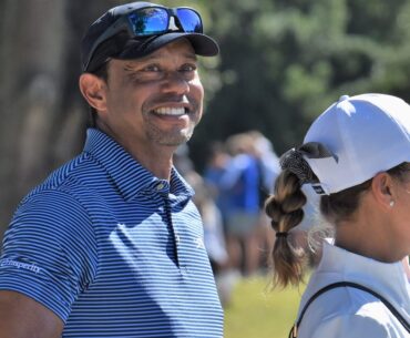 Tiger Woods, Elin Nordegren watch Charlie Woods at Florida state golf