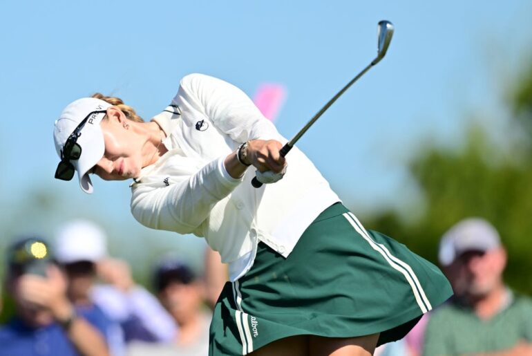Nataliya Guseva holes out for to earn a spot in LPGA season-ending CME