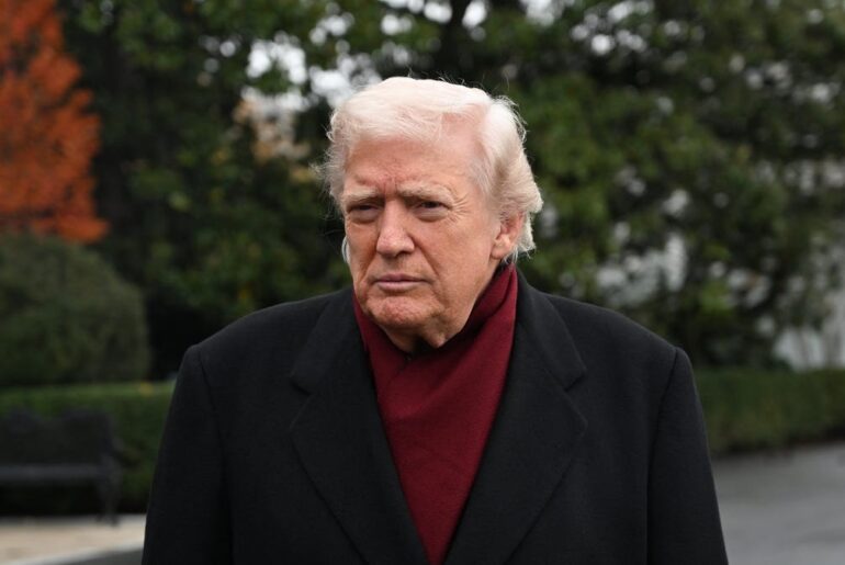 Donald Trump debuts colorful new look