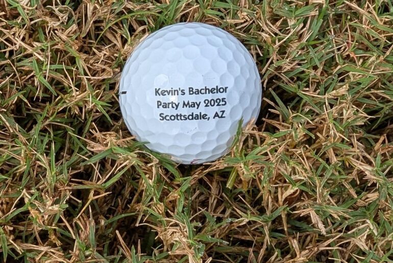 Imagine losing this at your 2025 Scottsdale bachelor party and it turns up in Tampa. Kevin, I hope your vows landed better than your tee shot.