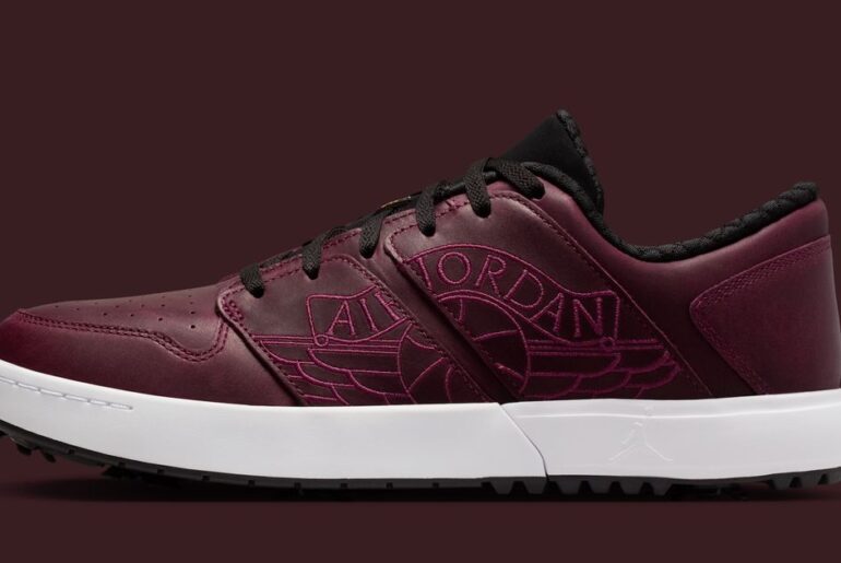 The Jordan Nu Retro 1 Low Golf "Bordeaux" Is Fine Like Wine