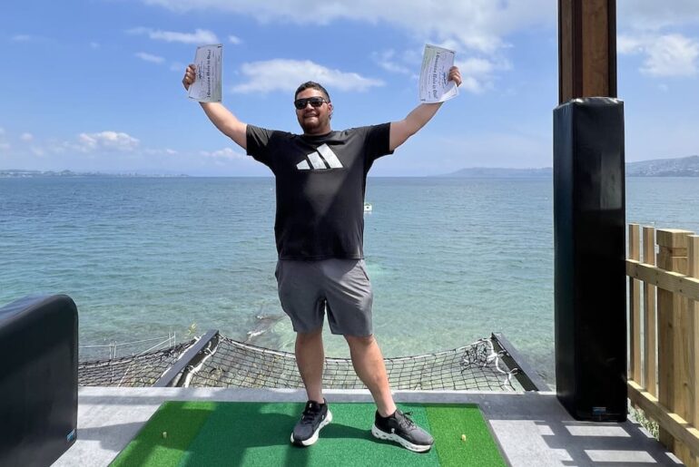 Hawke’s Bay man hits two holes in one at Lake Taupō golfing challenge