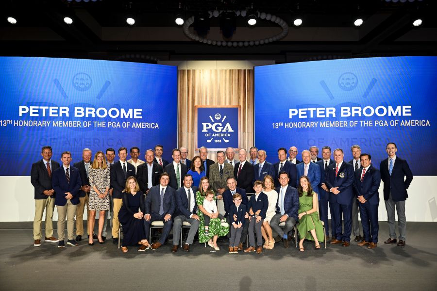 PETER BROOME ELECTED HONORARY MEMBER OF THE PGA OF AMERICA PETER BROOME ELECTED HONORARY MEMBER OF THE PGA OF AMERICA