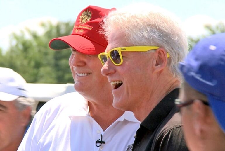 How a 2000 photo of Donald Trump and Bill Clinton became an AI hoax