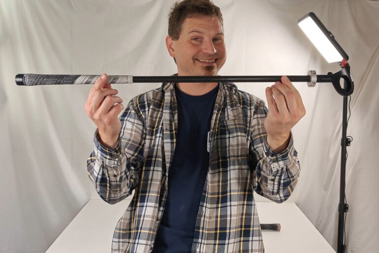 I've used a lot of VR golf clubs over the past decade, but nothing prepared me for the feeling of AMVR's new haptic feedback Meta Quest club