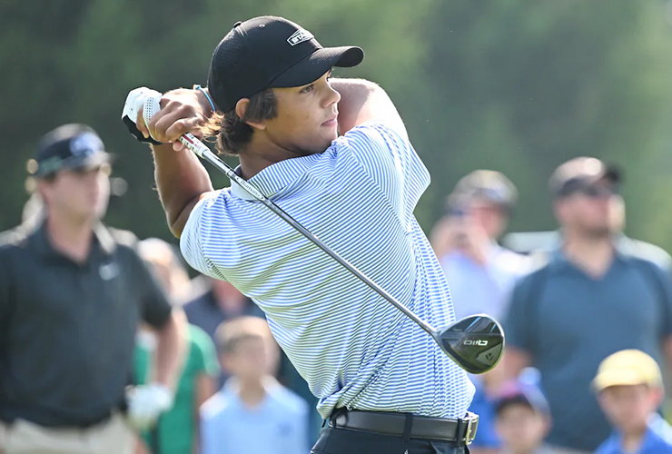 Charlie Woods’ big year gets even better by collecting this impressive junior golf honour