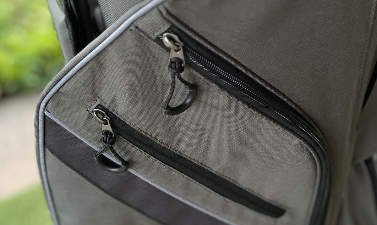 DG Lite lll Cart Golf Bag left side pockets