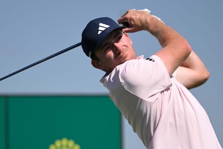 Nick Dunlap ties course record, hits every fairway to lead World Wide Technology Championship