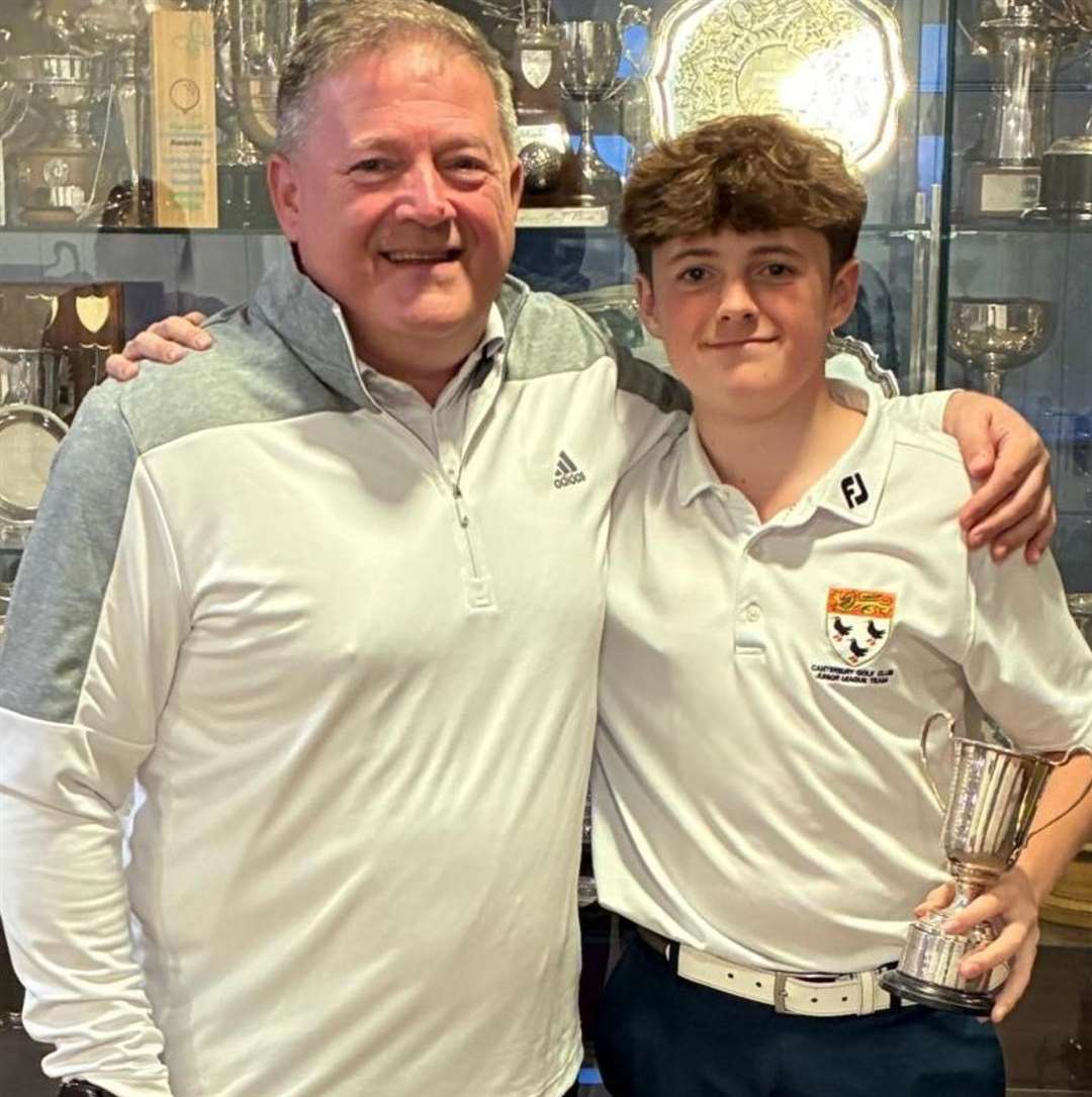 Father and son Mark and Callum Ferrett won together for the first time to maintain the family’s recent dominance of Saturday’s 17 holes foursomes Stableford Family Cup