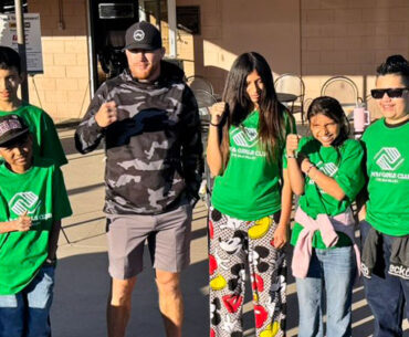 UFC Star Justin "The Highlight" Gaethje tees off for local youth on his birthday at Swing for the Kids Golf Tournament