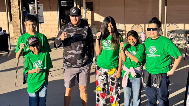 UFC Star Justin "The Highlight" Gaethje tees off for local youth on his birthday at Swing for the Kids Golf Tournament