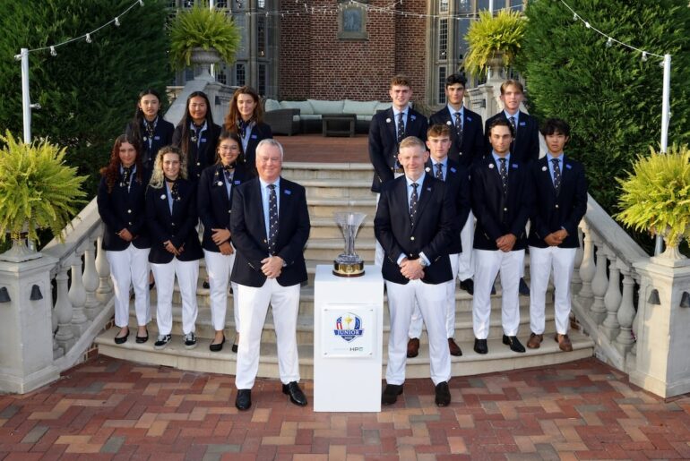 John Doyle's dream month continues at Junior Ryder Cup