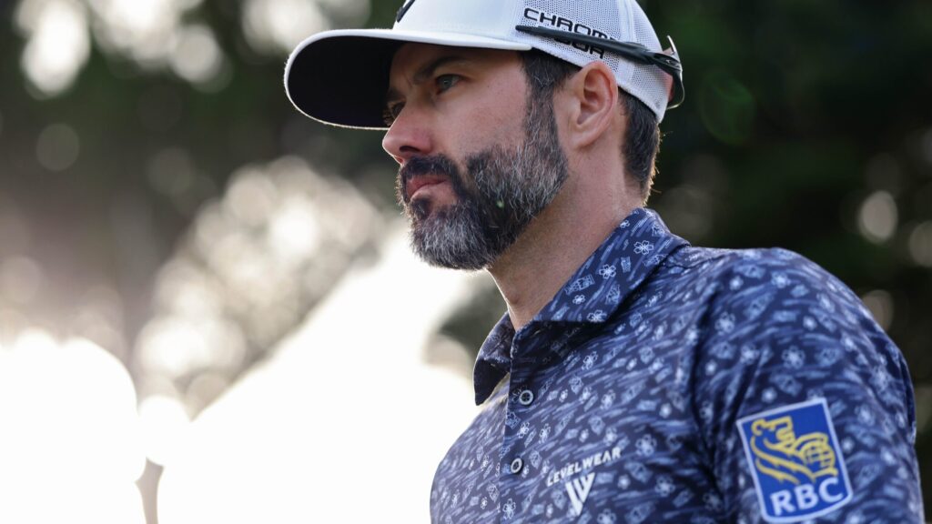 Adam Hadwin leads in Bermuda in last-ditch bid to keep his PGA Tour card Adam Hadwin leads in Bermuda in last-ditch bid to keep his PGA Tour card