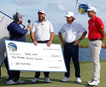 Keegan Bradley outshines Shane Lowry and Tommy Fleetwood to get Ryder Cup ‘revenge’ and $2.1m Skins Game pay out