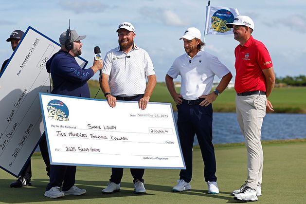 Keegan Bradley outshines Shane Lowry and Tommy Fleetwood to get Ryder Cup ‘revenge’ and $2.1m Skins Game pay out