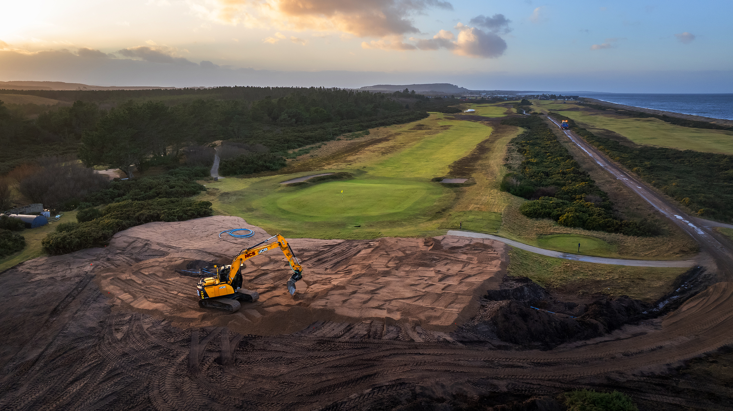 Much work has been going on at Spey Bay