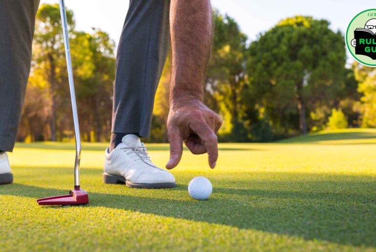 Is it a penalty to pick up an unmarked ball to avoid a collision?