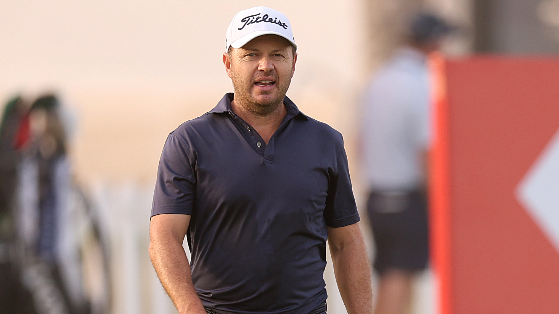 Richard Sterne at the Abu Dhabi HSBC Championship