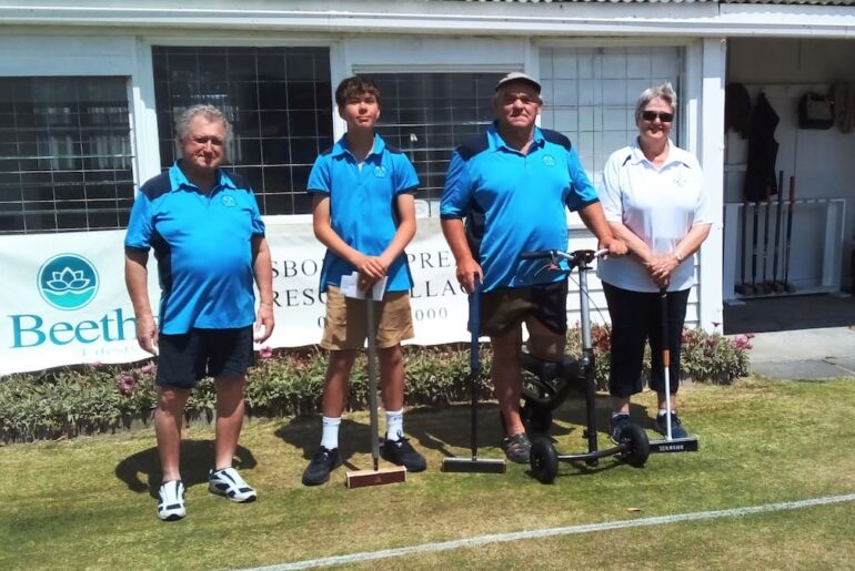 New players making their mark on Barry croquet club in Gisborne