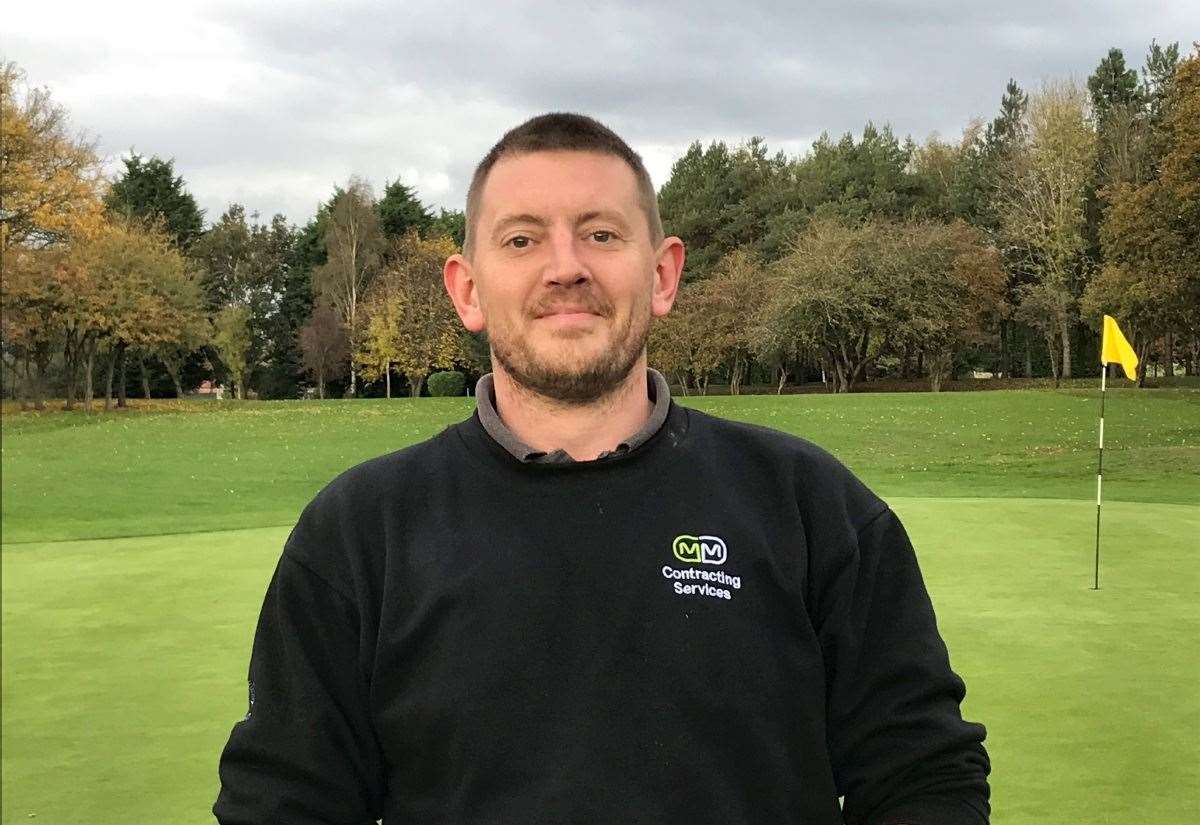 Phil Marvin wins the three-club challenge competition at Sudbrook Moor Golf Club Phil Marvin wins the three-club challenge competition at Sudbrook Moor Golf Club