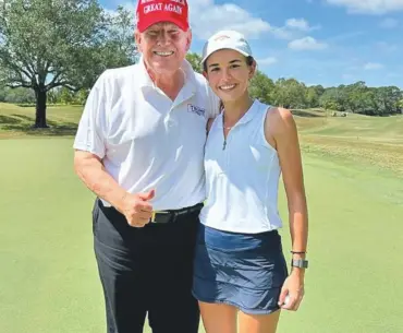 the president's granddaughter takes the spotlight