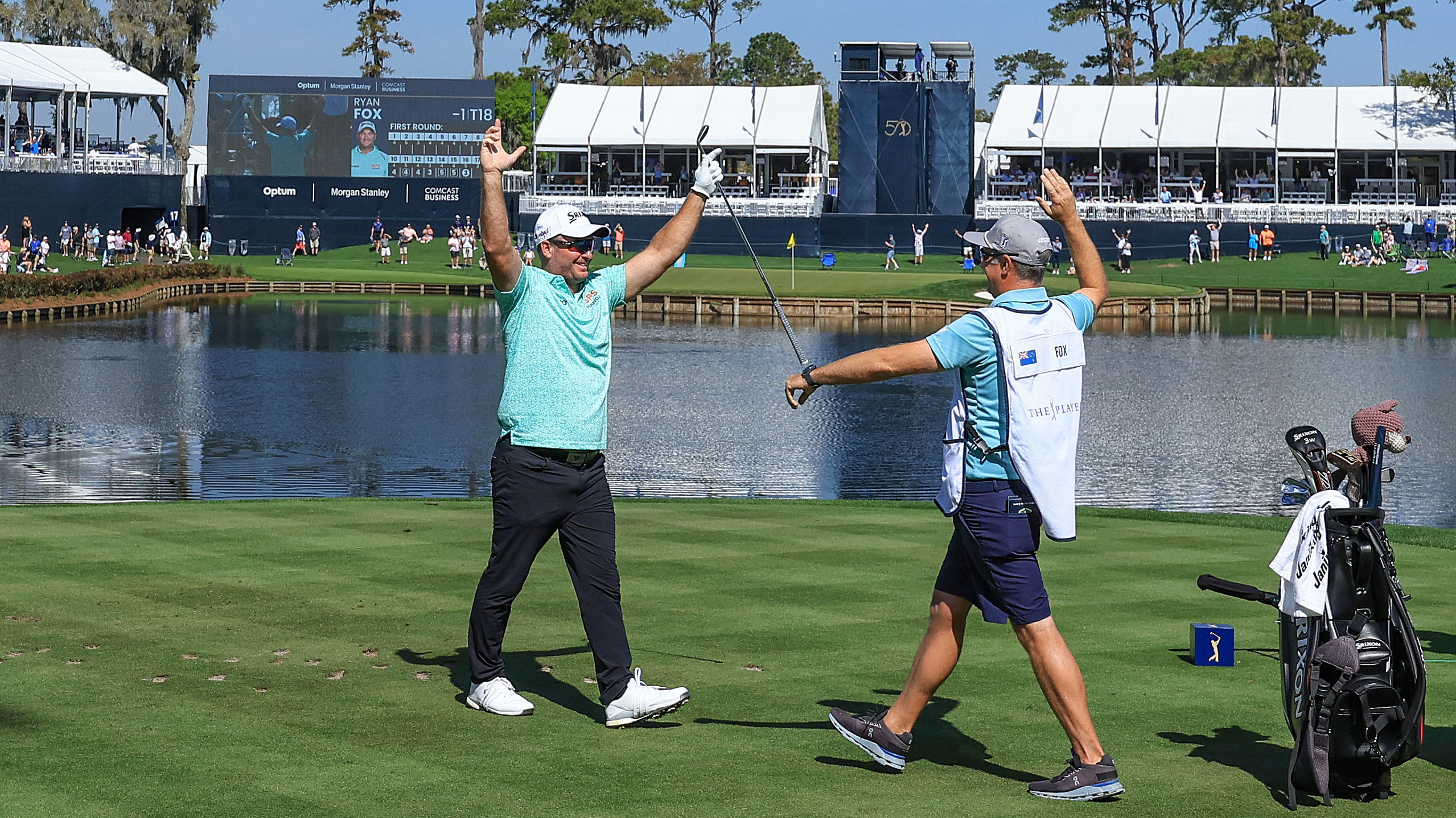 Ryan Fox is one of 14 players to have made a hole in one on the 17th hole at TPC Sawgrass Stadium Course during The Players Championship