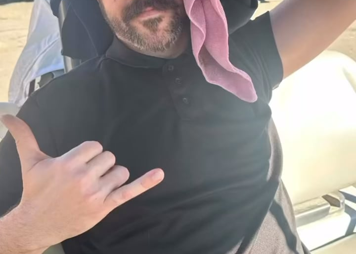 Just trying to drop my handicap, almost became one today.