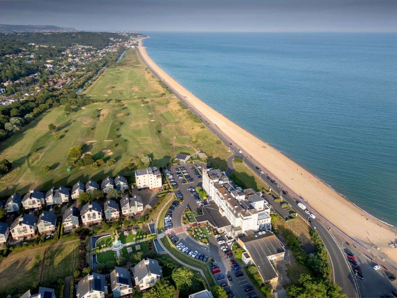 New proposals could see the construction of 291 homes on the current Hythe Golf Club site, next to Hythe Imperial Hotel. Picture: GSE