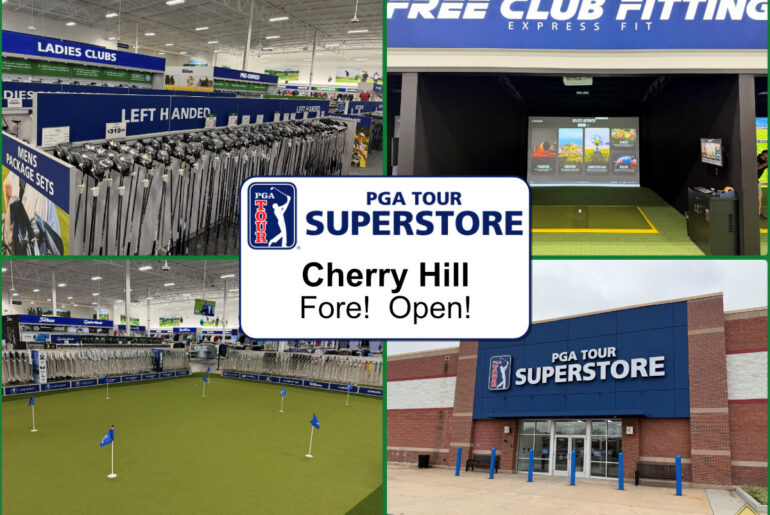 PGA TOUR Superstore Cherry Hill is Open.  Everything for Golf, Tennis, Pickleball and  FORE!