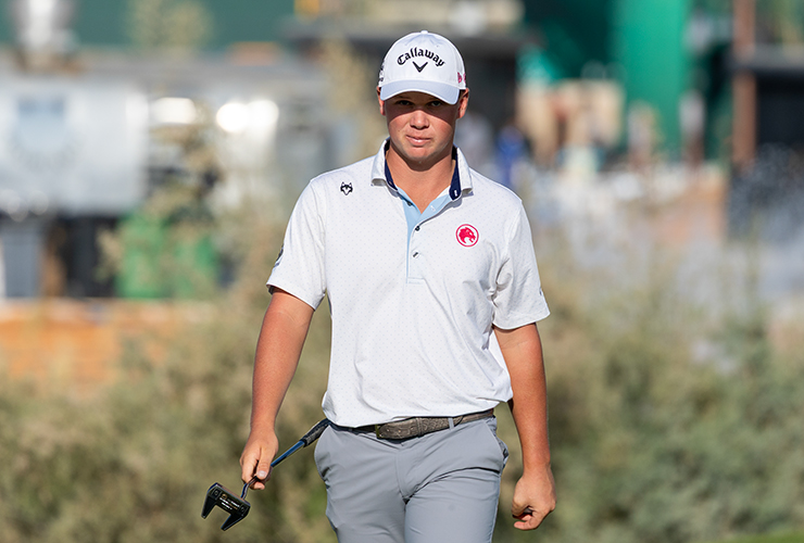 Caleb Surratt takes halfway lead in PIF Saudi International in Riyadh