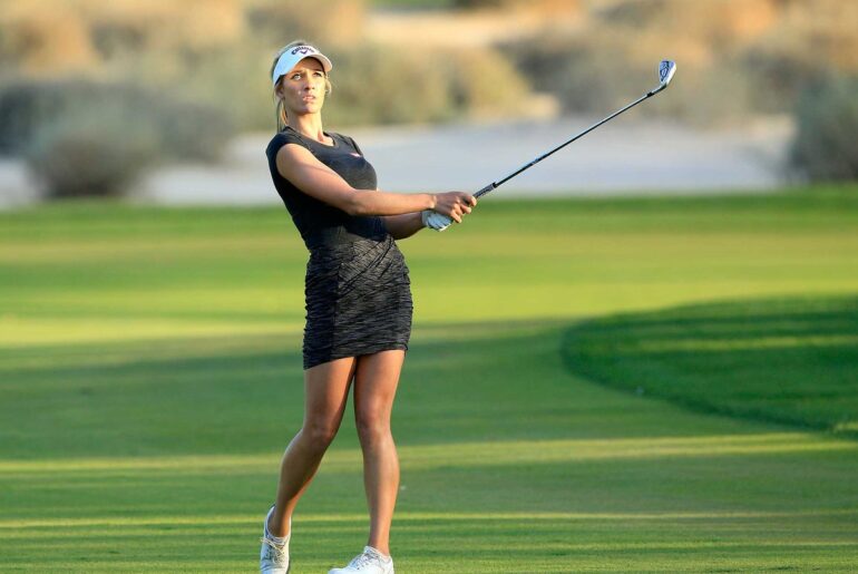 Paige Spiranac ‘painfully embarrassed’ after being accused of cheating at golf tournament - The Independent