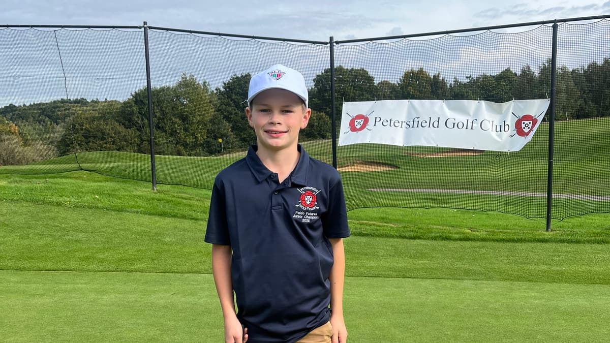 Petersfield golf prodigy wins at The Belfry Petersfield golf prodigy wins at The Belfry