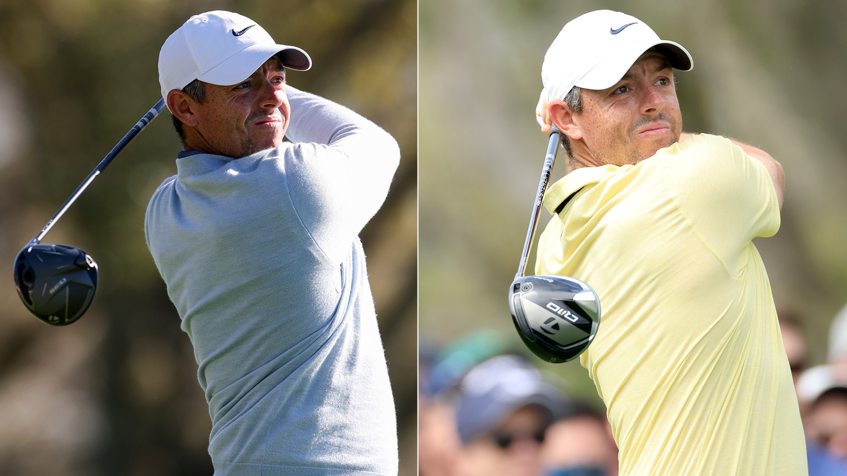 A before and after of Rory McIlroy's driver at the Arnold Palmer Invitational