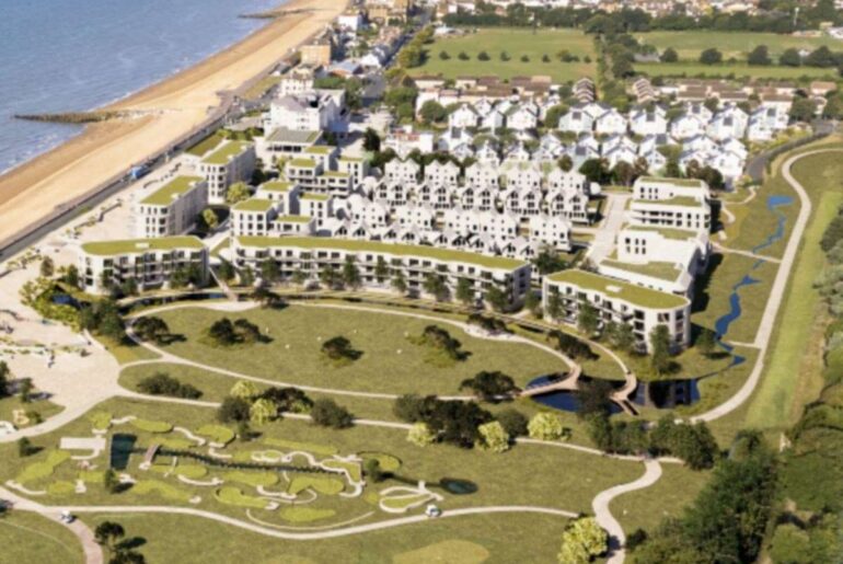 Striking new images of 291 homes planned for Hythe Golf Course next to Hythe Imperial Hotel