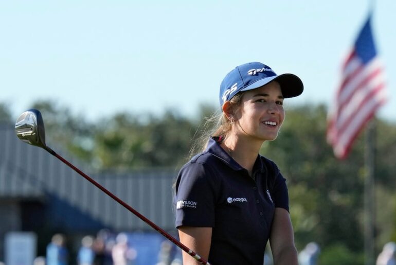 Kai Trump upbeat despite sitting last after LPGA debut - CTV News