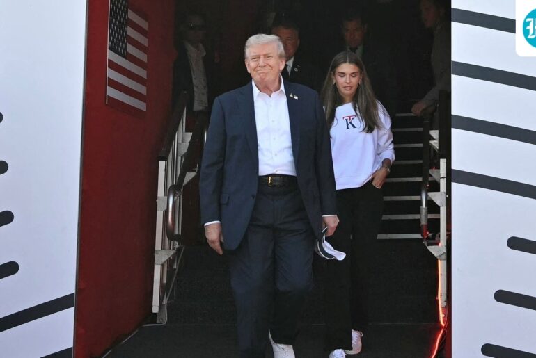 Kai Trump at LPGA: Trump's granddaughter spills the beans on talk with grandpa and Tiger Woods
