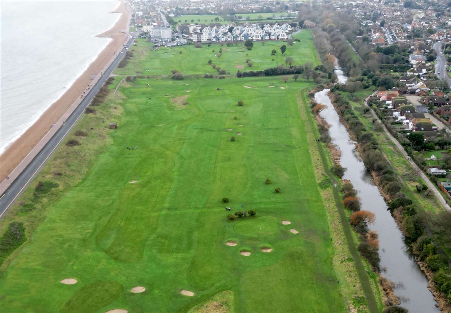 Hythe Golf Course will be redeveloped if the scheme goes ahead. Picture: Barry Goodwin