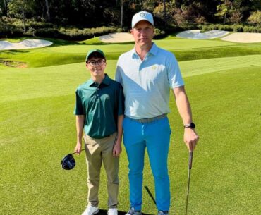 An honour to watch Jacob Severn’s stunning round at Augusta National Golf Club