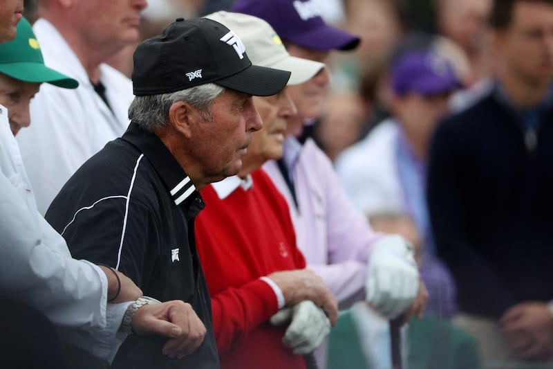 Gary Player of South Africa at the 2023 Masters. Photograph: Patrick Smith/Getty