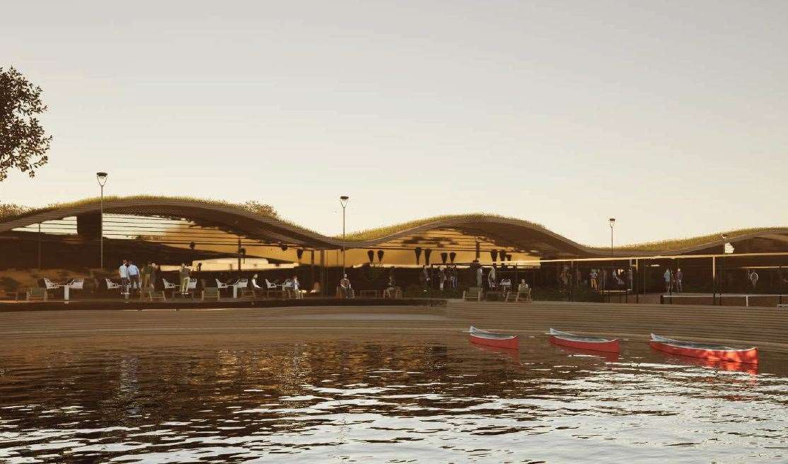 Exclusive images of the London Golf Club's The Pavilion terrace