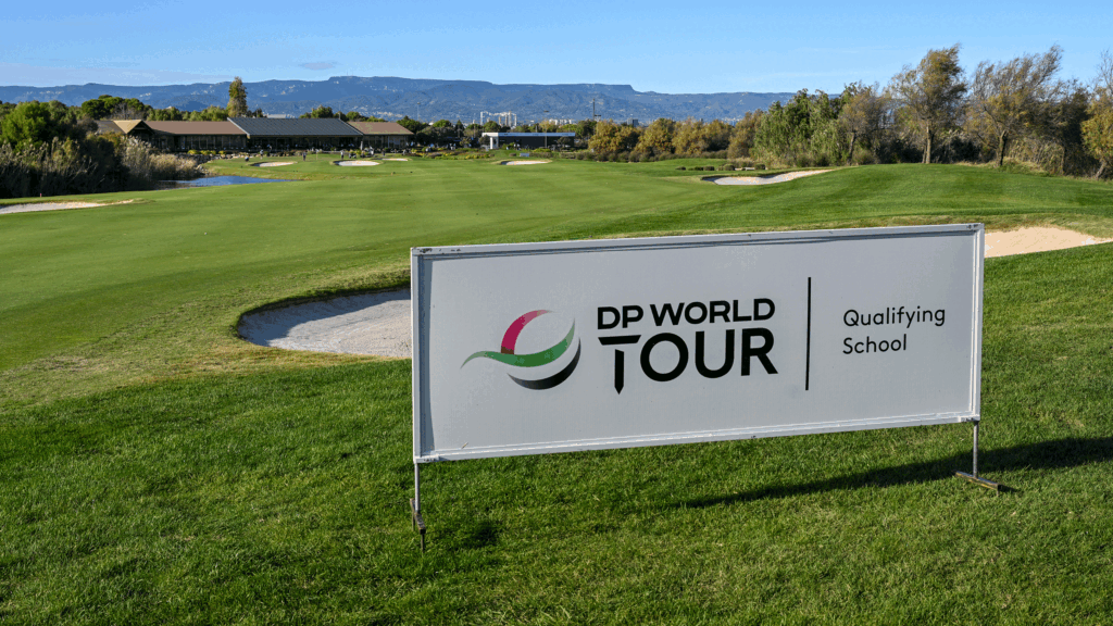 DP World Tour Q-School Final Stage Prize Money Payout 2025 General view of the 18th hole at the Lakes Course, Infinitum on day one of the DP World Tour Qualifying School Final Stage