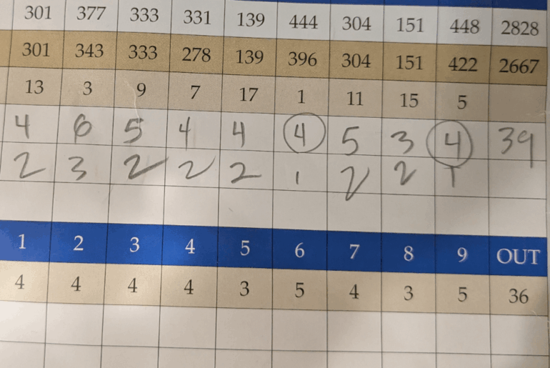 Broke 85 out of nowhere. Fitting or lessons?