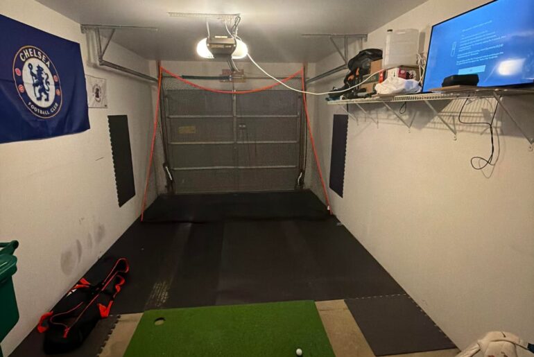 *UPDATE* Garage Golf Sim in a Rental