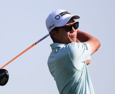 Kim opens up narrow lead after round one of season-ending DP World Tour Championship