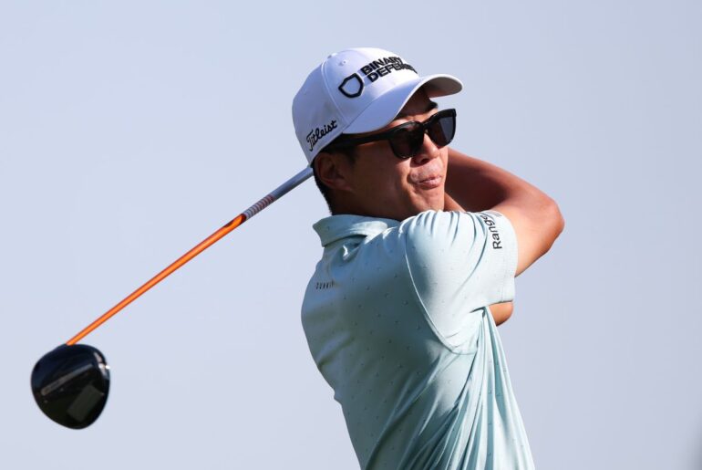 Kim opens up narrow lead after round one of season-ending DP World Tour Championship
